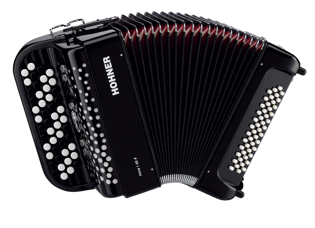 A4246 NOVA I 49 BLACK Аккордеон кнопочный с выборным аккомпанементом Hohner