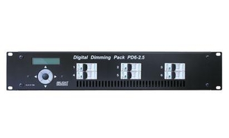 IMLIGHT PD 6-2,5 Блок диммерный цифровой, 6 каналов по 13А , автоматы EATON, дроссели, DMX-512, монтаж в рэк , высота 2U, монтаж в рэк