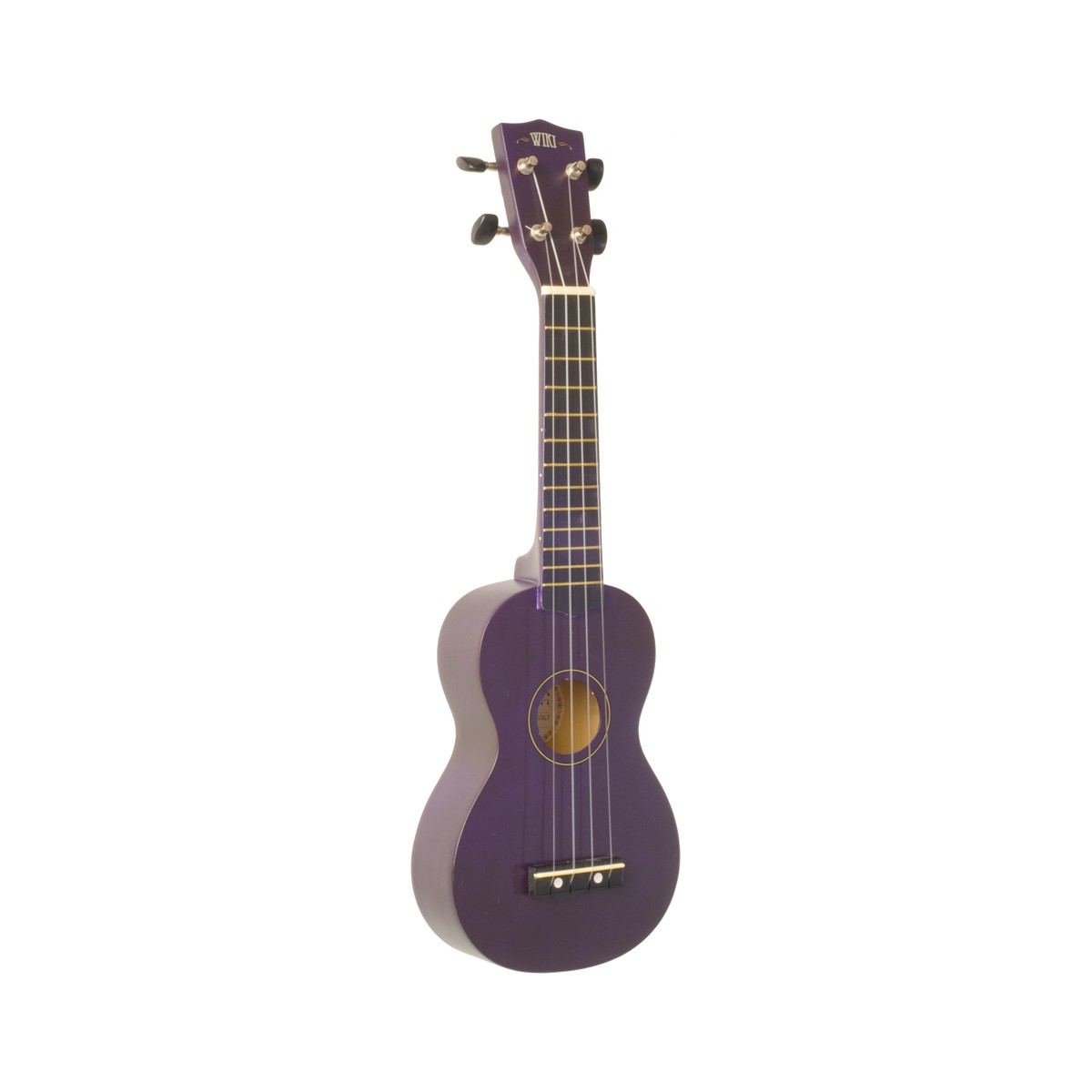 WIKI UK10S VLT - гитара укулеле сопрано клен, цвет фиолетовый матовый, чехол в комплекте
