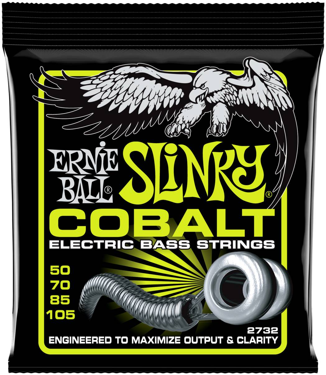 ERNIE BALL 2732 - струны для бас-гитары Cobalt Bass Regular Slinky (50-70-85-105)