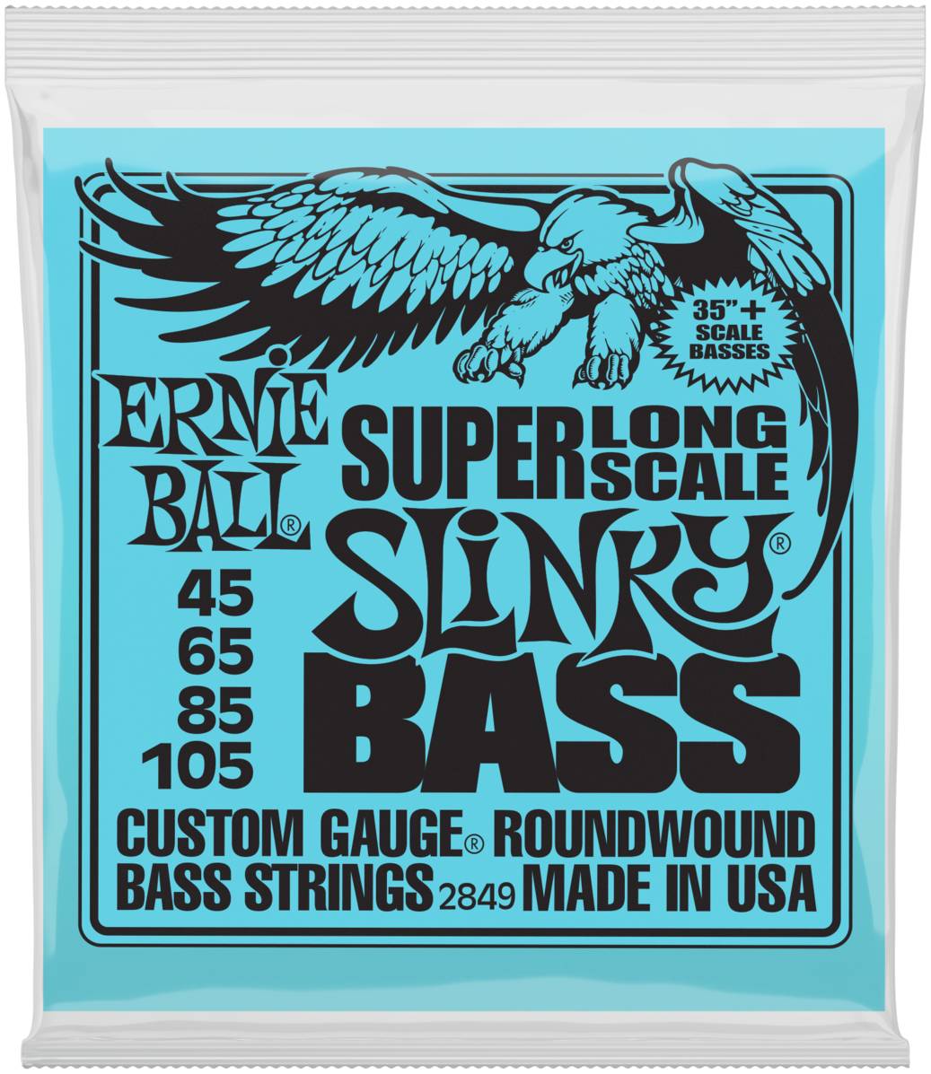 ERNIE BALL 2849 - струны для бас-гитары Nickel Wound Bass SLS Slinky (45-65-85-105)