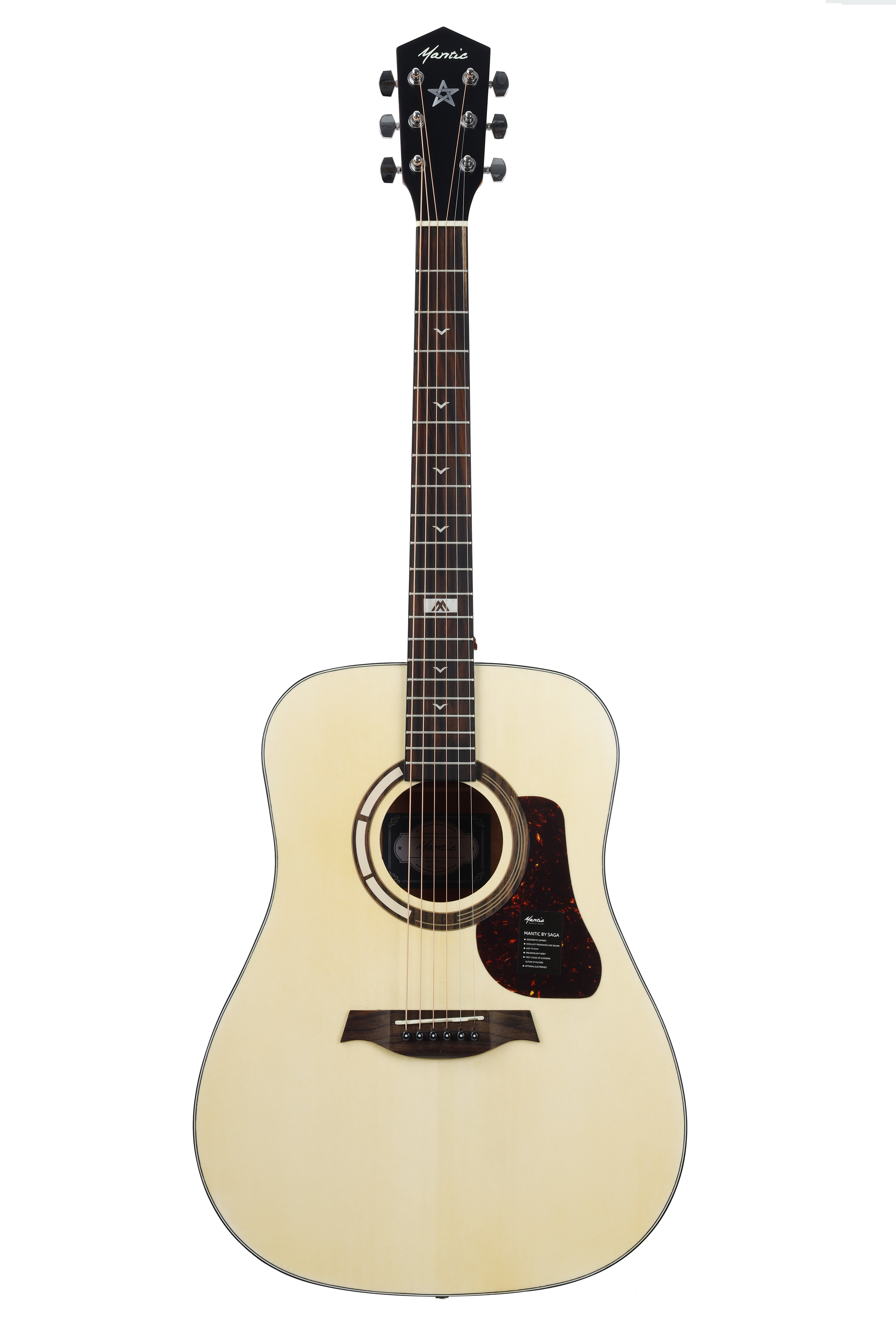 Mantic GT-1D Акустическая гитара. Тип корпуса: Dreadnout
