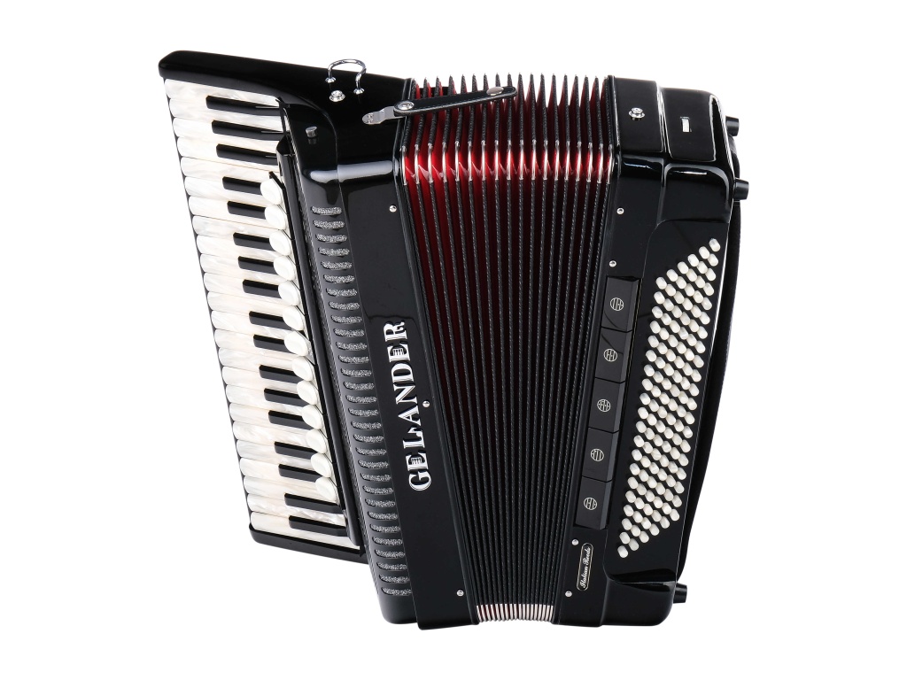 GH2012HA-BLACK Аккордеон 41/120/13+6+1, черный, Gelander