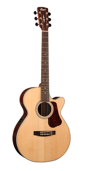 Cort L150F-NS Luce Series Электро-акустическая гитара с вырезом, цвет натуральный, Cort