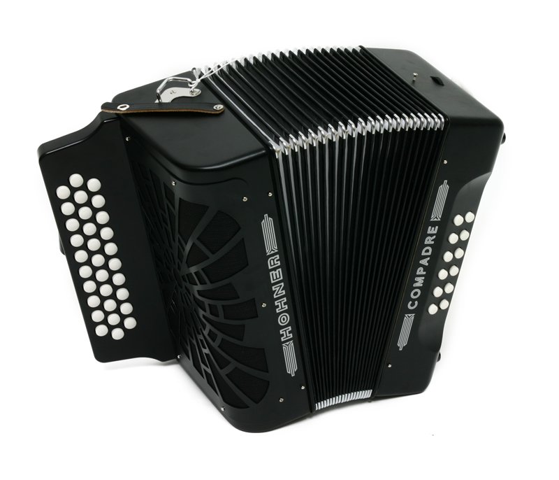 A4802 COMPADRE A/D/G Black Аккордеон кнопочный Hohner