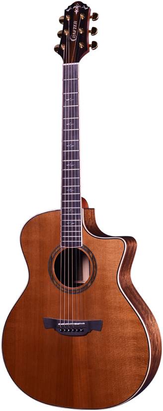 CRAFTER LX G-2000c - акустическая гитара, верхняя дека Solid ель, корпус Solid палисандр