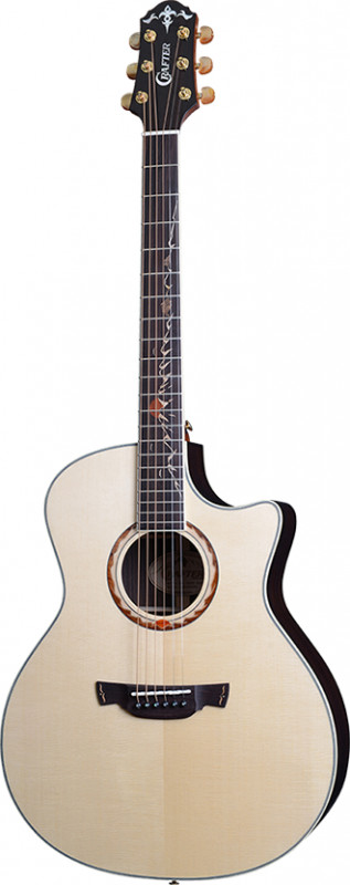 CRAFTER SR G-1000ce - электроакустическая гитара, верхняя дека Solid ель, корпус Solid палисандр