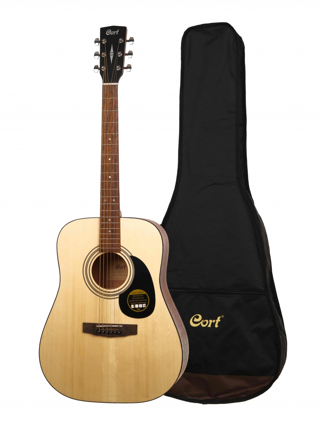 Cort AD810-OP-BAG Standard Series Акустическая гитара, с чехлом