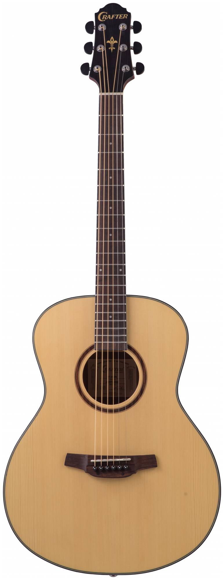 CRAFTER HT-250 - акустическая гитара, верхняя дека ель, корпус кр. дерево, цвет натуральный