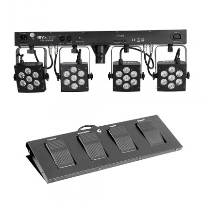 Involight SBL1000HP - 4хLEDPAR (7 шт. 3 Вт RGB мультичип) в кейсе+ контроллер (без стойки) Involight SBL1000HP - 4хLEDPAR (7 шт. 3 Вт RGB мультичип) в кейсе+ контроллер (без стойки)