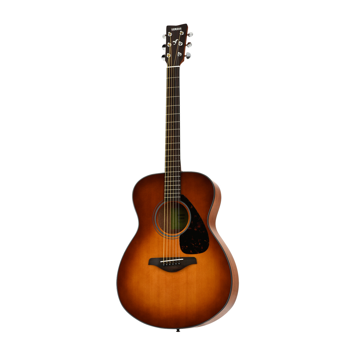 Yamaha FS-800 SB- акустическая гитара, корпус компакт, верхняя дека массив ели, цвет Sand Burst