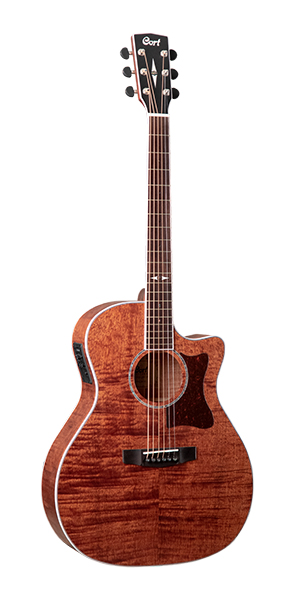 Cort GA5F-FMH-OP Grand Regal Series Электро-акустическая гитара, цвет натуральный, Cort Cort GA5F-FMH-OP Grand Regal Series Электро-акустическая гитара, цвет натуральный, Cort