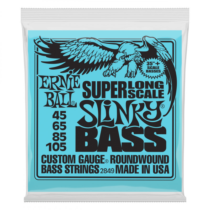 ERNIE BALL 2849 - струны для бас-гитары Nickel Wound Bass SLS Slinky (45-65-85-105)