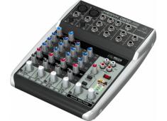 Behringer Q802USB - 2 микрофонных пред, 1 FX посыл, 1 стерео Aux возврат,2-Bus, встр. USB