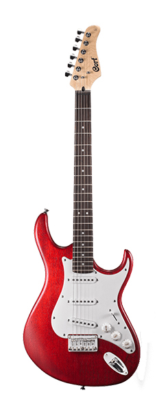 Cort G100-OPBC G Series Электрогитара, красная.