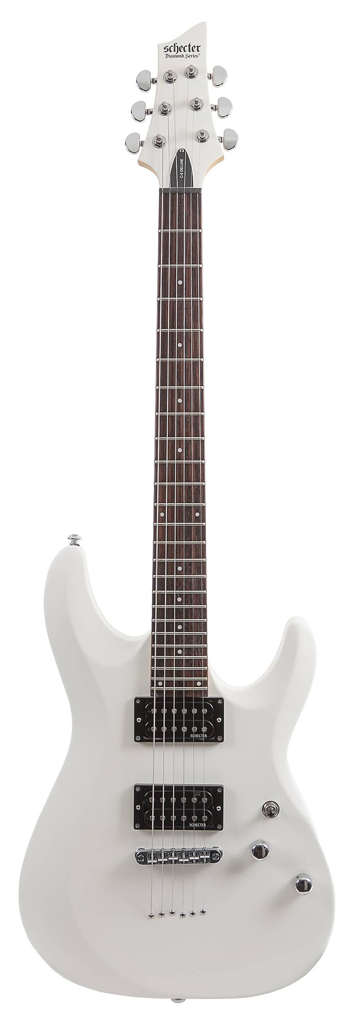 SCHECTER C-6 DELUXE SWHT - электрогитара, 24 лада.Корпус: липа.Гриф: клен.Накладка грифа: палисандр.