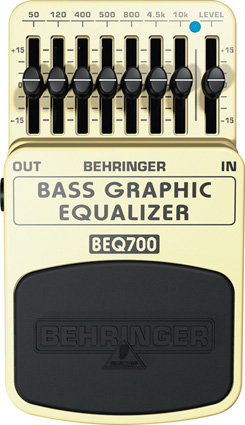 Behringer BEQ700 - 7-полосный графический эквалайзер для бас-гитары или клавишных