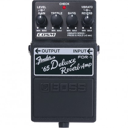 Boss FDR1 - Гитарная педаль, Fender-65 Deluxe Reverb Amp Pedal