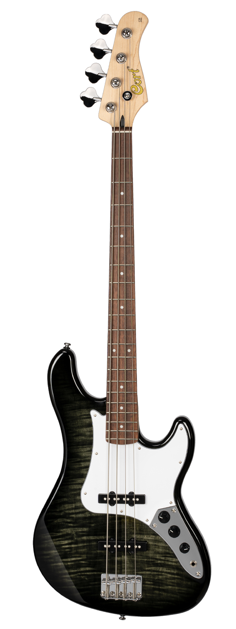 Cort GB24JJ-TBK GB Series Бас-гитара, черная.