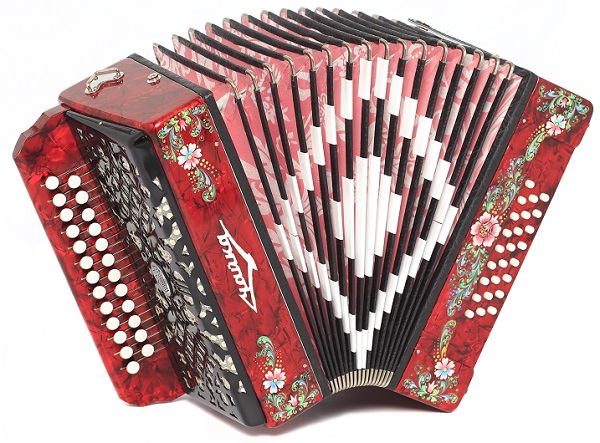 S6XL-A-RED Гармонь "Чайка 204" 25х25-II, красная, Шуйская гармонь S6XL-A-RED Гармонь "Чайка 204" 25х25-II, красная, Шуйская гармонь