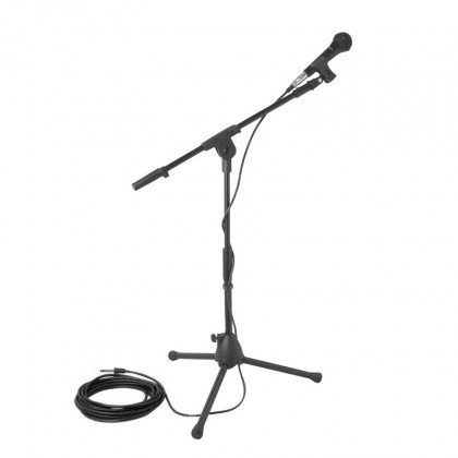 OnStage MS7515  -детс.набор для пения - дин.микрофон,стойка-журавль1,27м,держатель.,каб. XLR-джек 6м