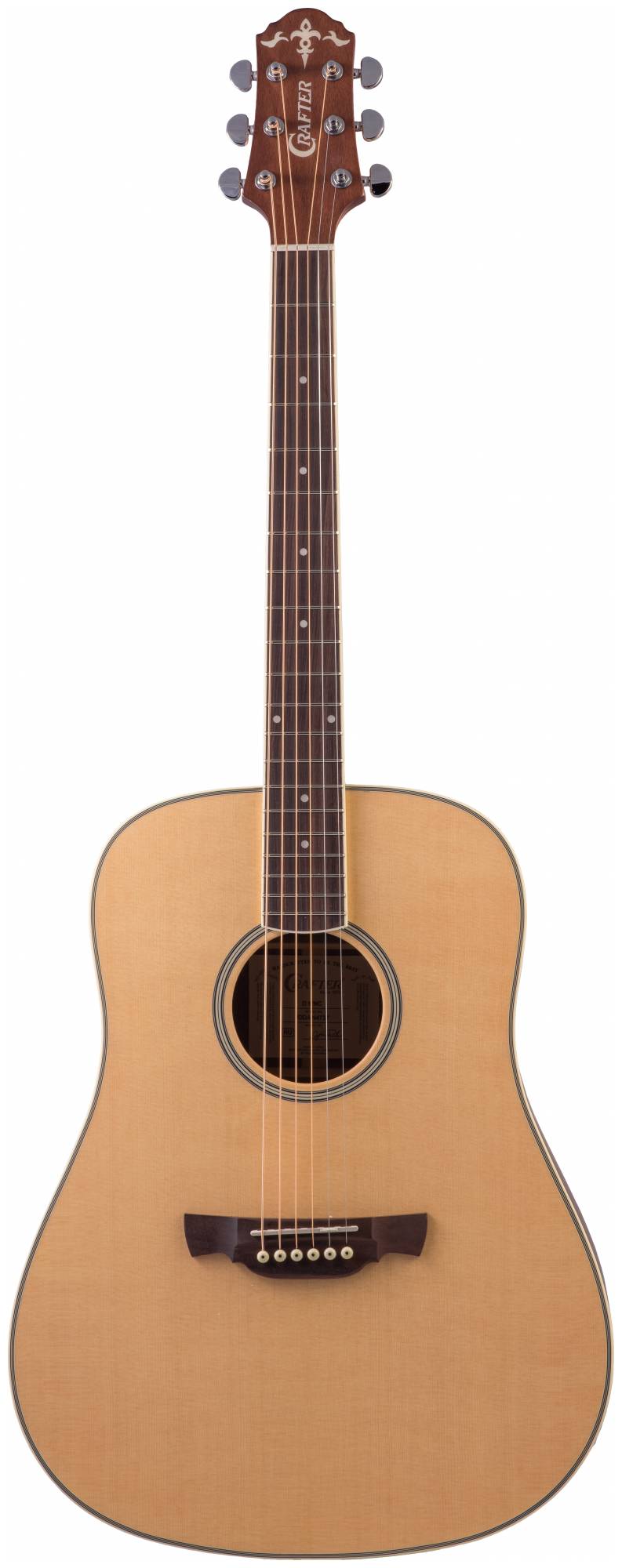 CRAFTER D-6/NС - акустическая гитара Дредноут, верхняя дека - массив ели, корпус - красное д