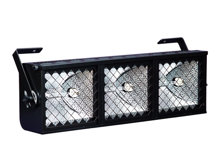 IMLIGHT FLOODLIGHT FL-3 3-х секционный софитный светильник симметричный для использования со стеклянным светофильтром, тип лампы R7s  500 Вт 117,6 мм