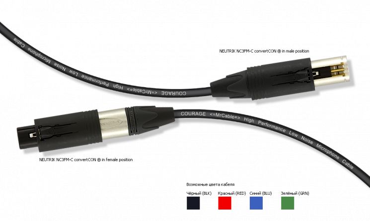 MrCable AIXA-05-SC кабель соед. аудио, XLR универсальный (мама/папа) <= => XLR универсальный (мама/папа)