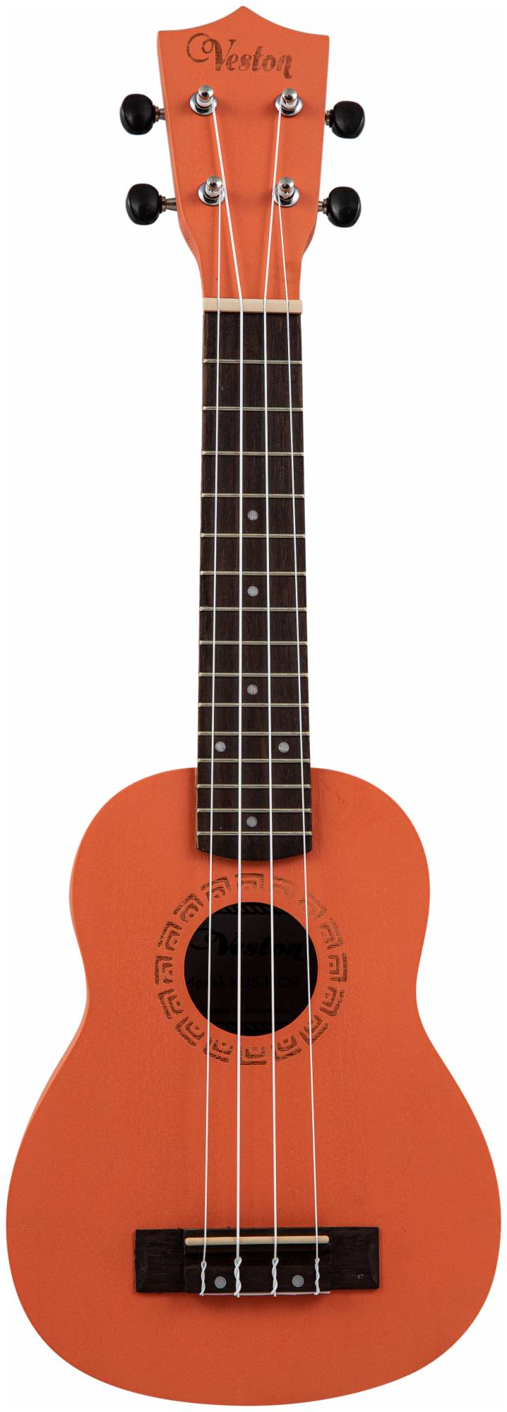VESTON KUS-15OR I - укулеле, сопрано, махагони, оранжевый