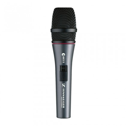 Sennheiser E865S - Конденсаторный вокальный микрофон с выкл., суперкардиоида, 20 - 20000 Гц, 350 Ом