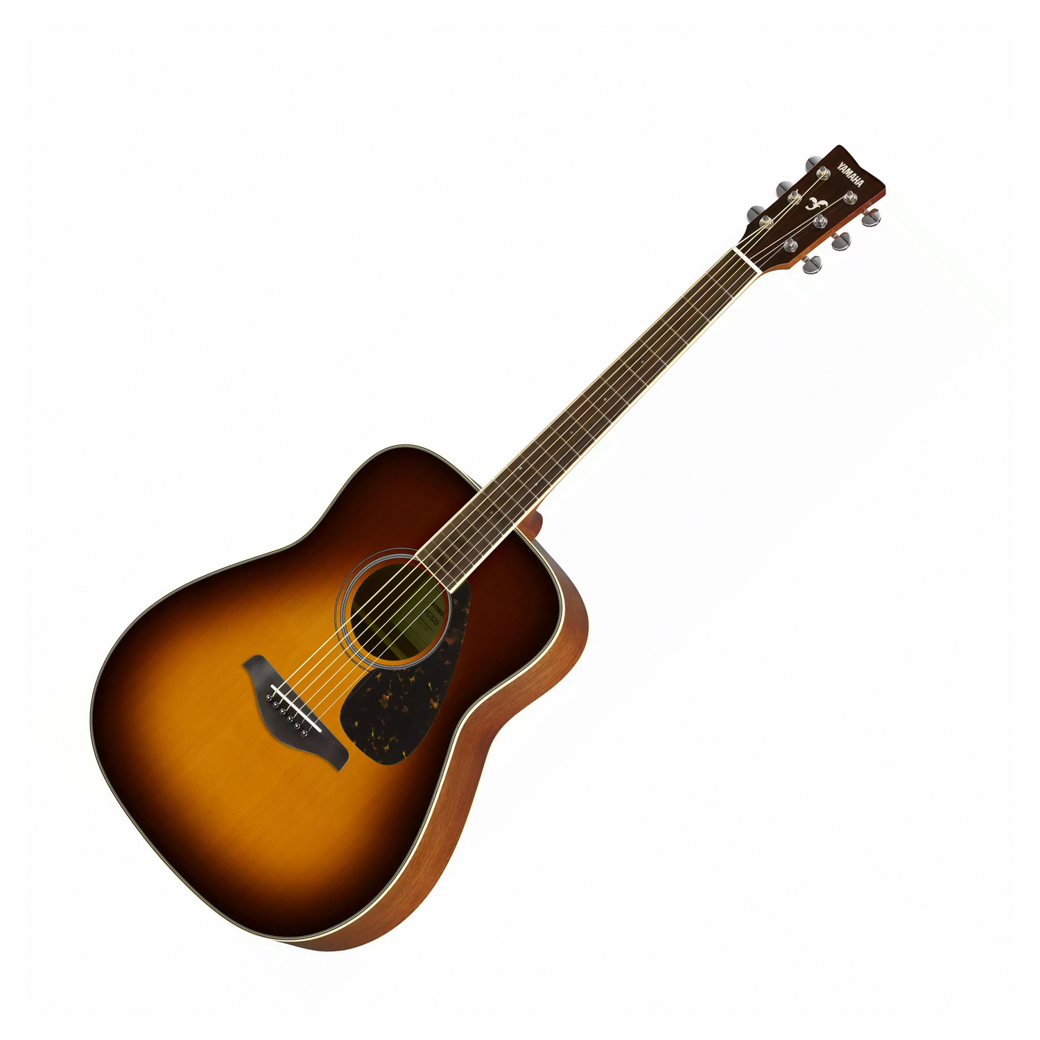 Yamaha FG-820 BSB - акустическая гитара, дредноут, верхняя дека массив ели, цвет brown sandbusrt