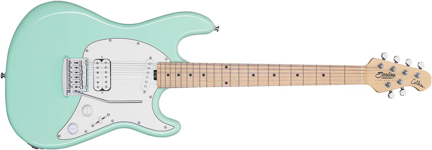 STERLING Cutlass Short Scale HS Mint Green - Электрогитара