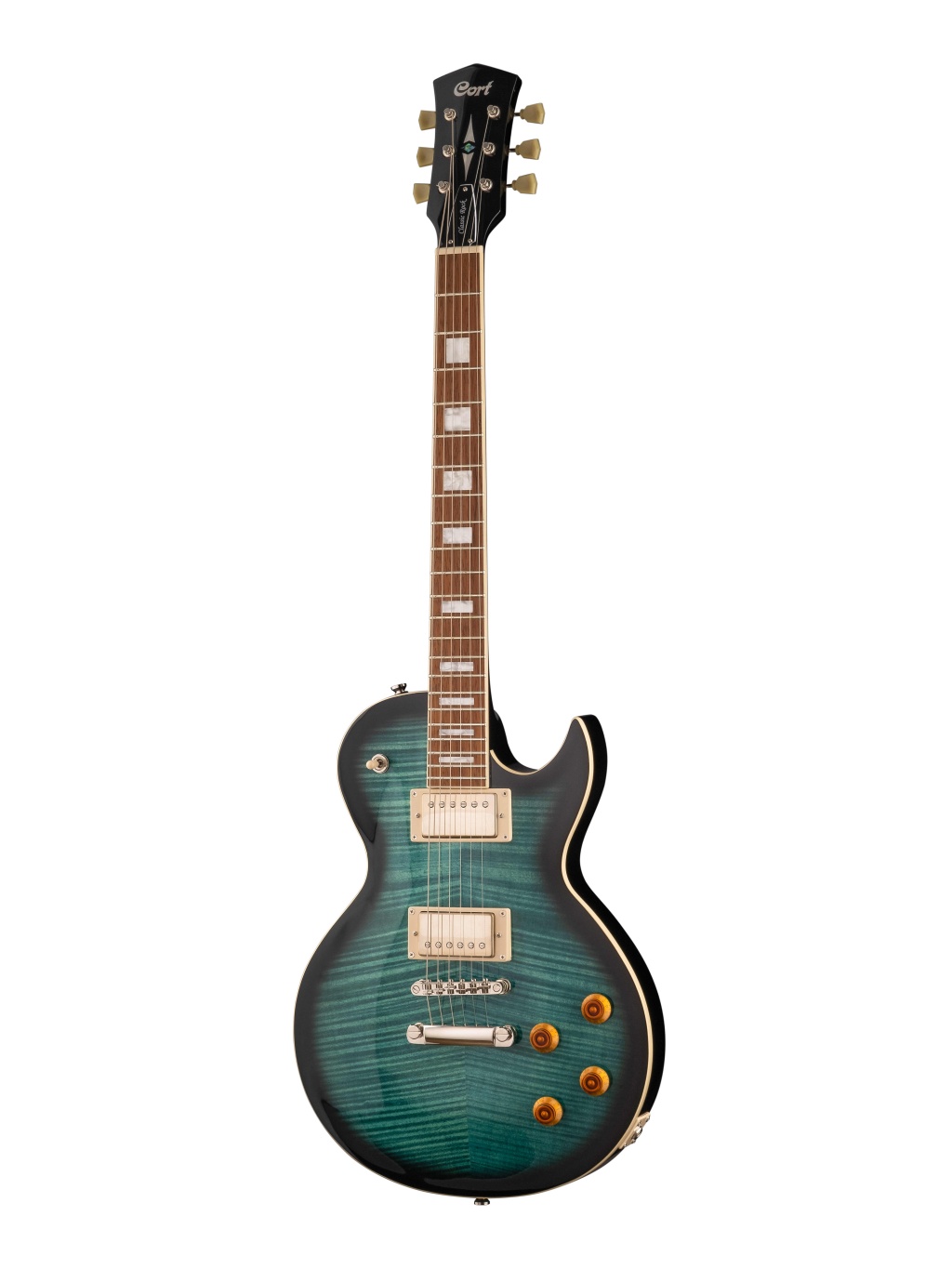 Cort CR250-DBB Classic Rock Электрогитара, темно-синяя.