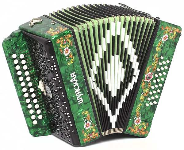 S51XL-F-GR Гармонь "Шуйская" 25х25-III, зеленая, Шуйская гармонь S51XL-F-GR Гармонь "Шуйская" 25х25-III, зеленая, Шуйская гармонь