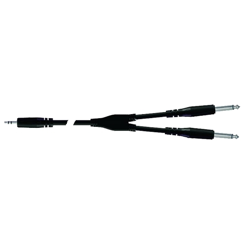 PROEL BULK505LU18 - Кабель 3.5 jack stereo - 2x6.3 mono jack, длина - 1,8 m